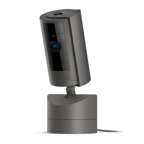 Ring Other - Ring -  Pan-Tilt Indoor Cam with 360° Horizontal Pan  Charcoal